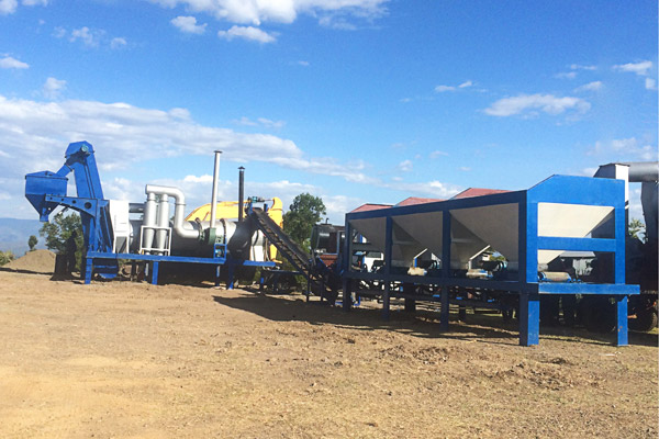 MDHB20 asphalt drum plant in Kenya 1